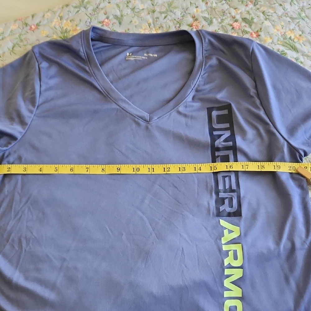Under Armour Blue V-Neck T-Shirt